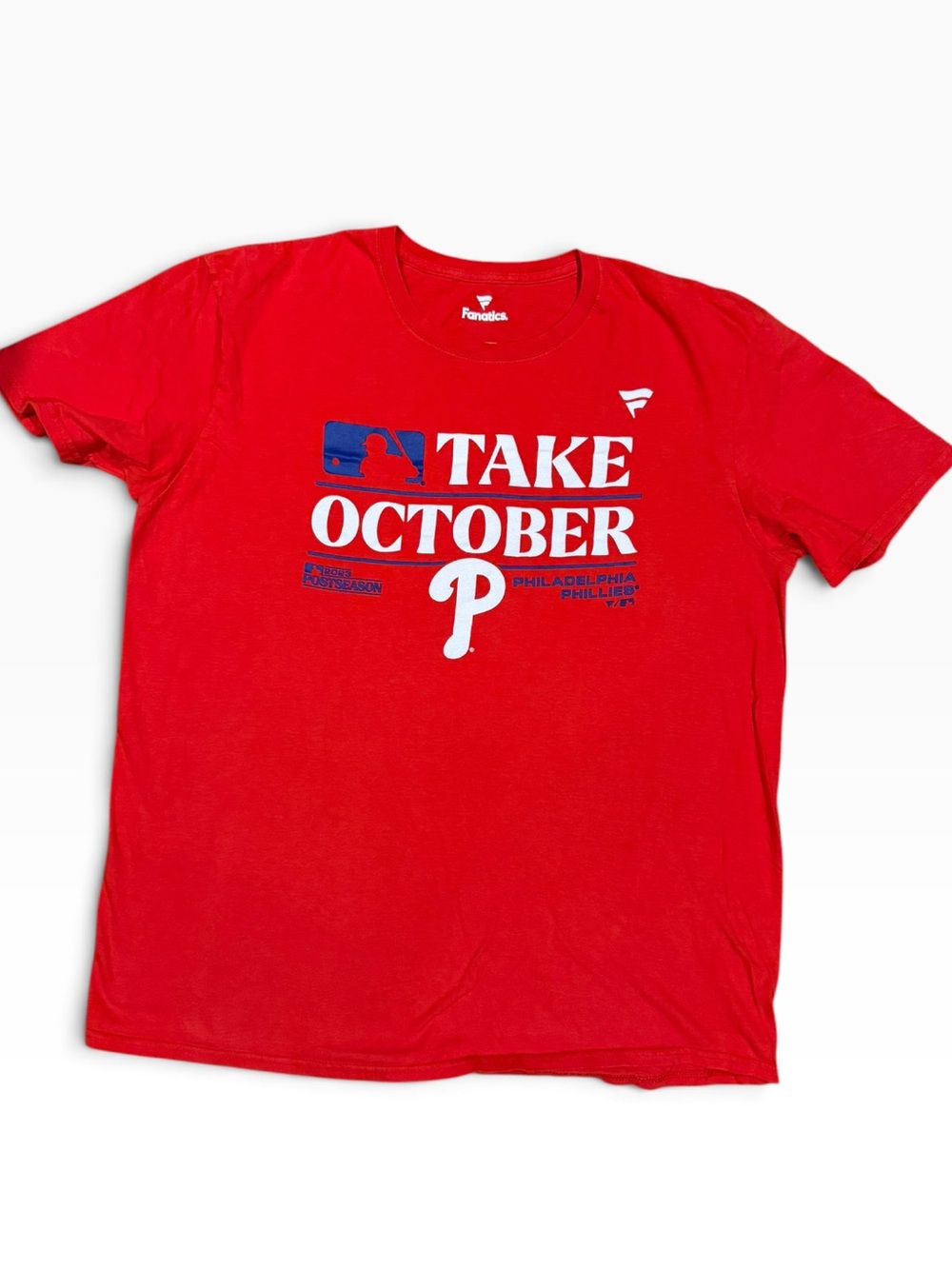 Fanatics Philadelphia Phillies "Take October" Red Tee XL